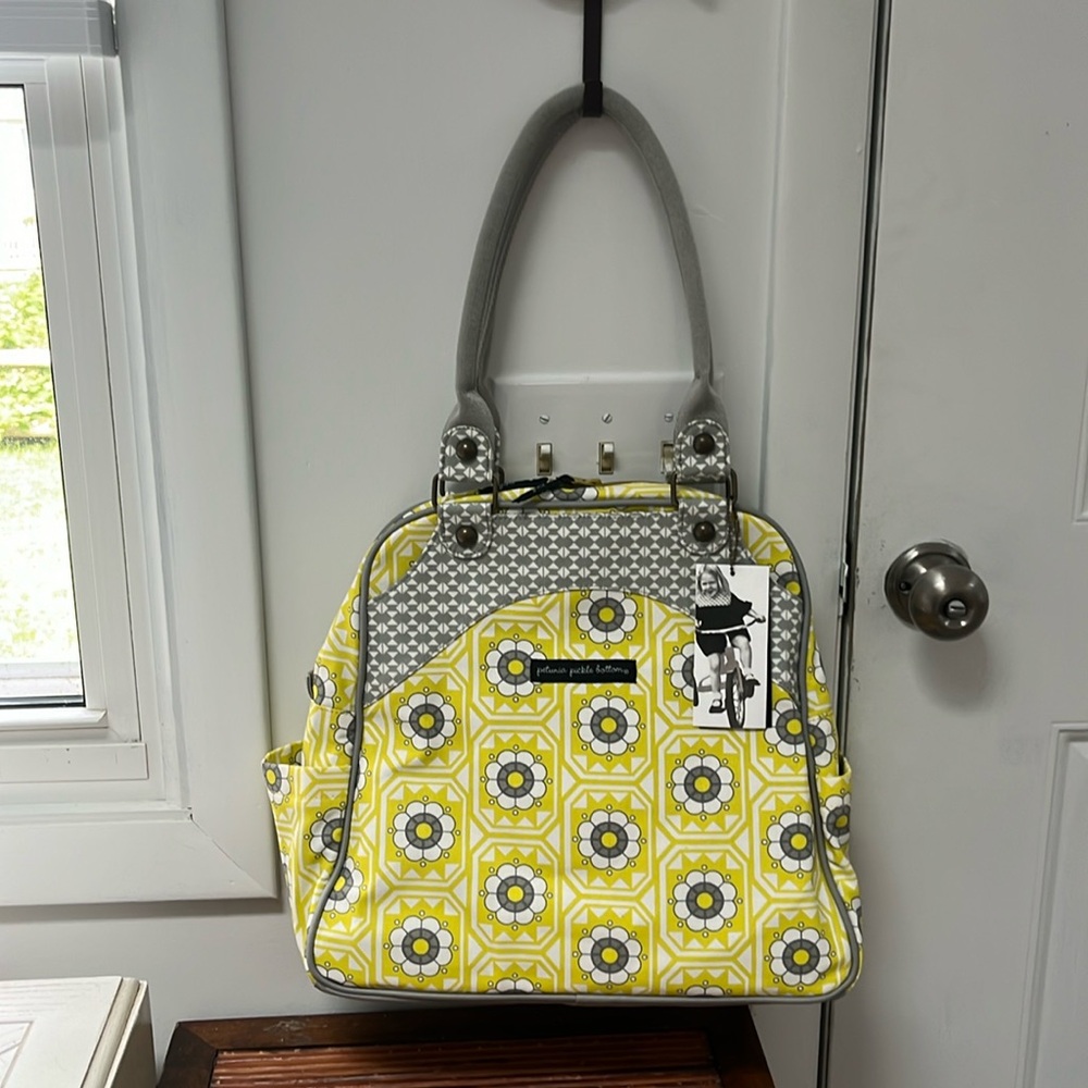 Petunia Pickle Bottom Succulent Garden Sashay Satchel Diaper Bag,NWT